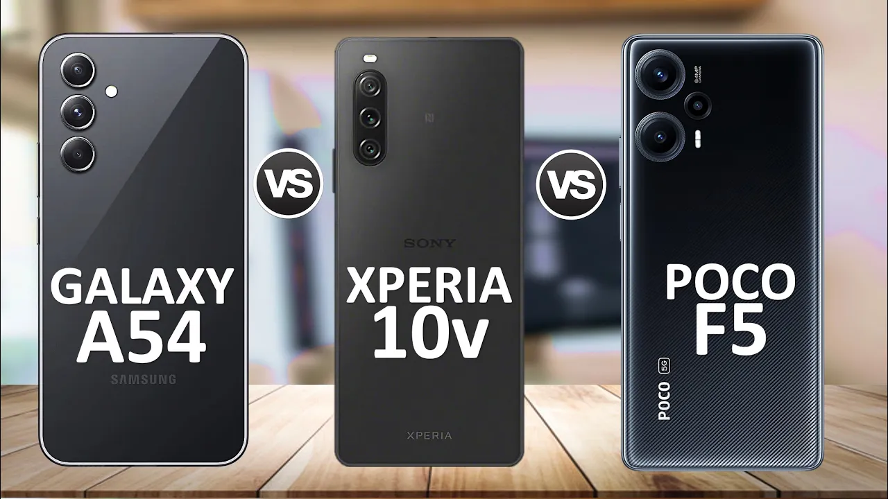 Sony Xperia 10 V vs Samsung Galaxy A54 vs Xiaomi Poco F5