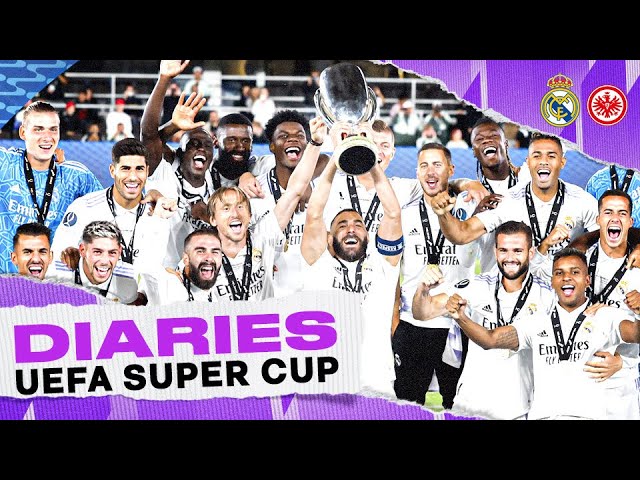 BTS with the UEFA Super Cup CHAMPIONS | Real Madrid 2-0 Eintracht Frankfurt